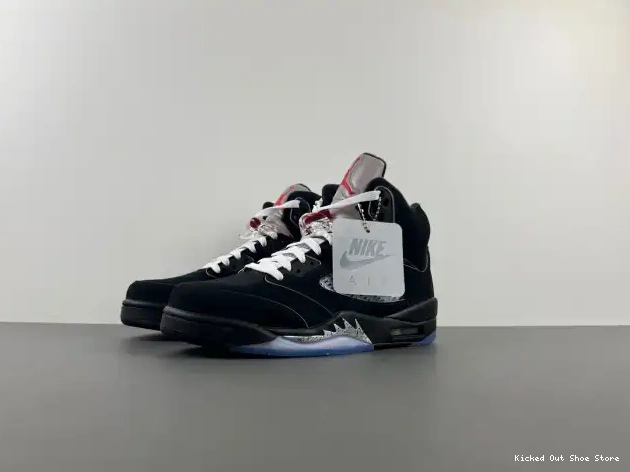 Kick Theory 5 Black Jordan Air Metallic HF3975-001 Reimagined 0605